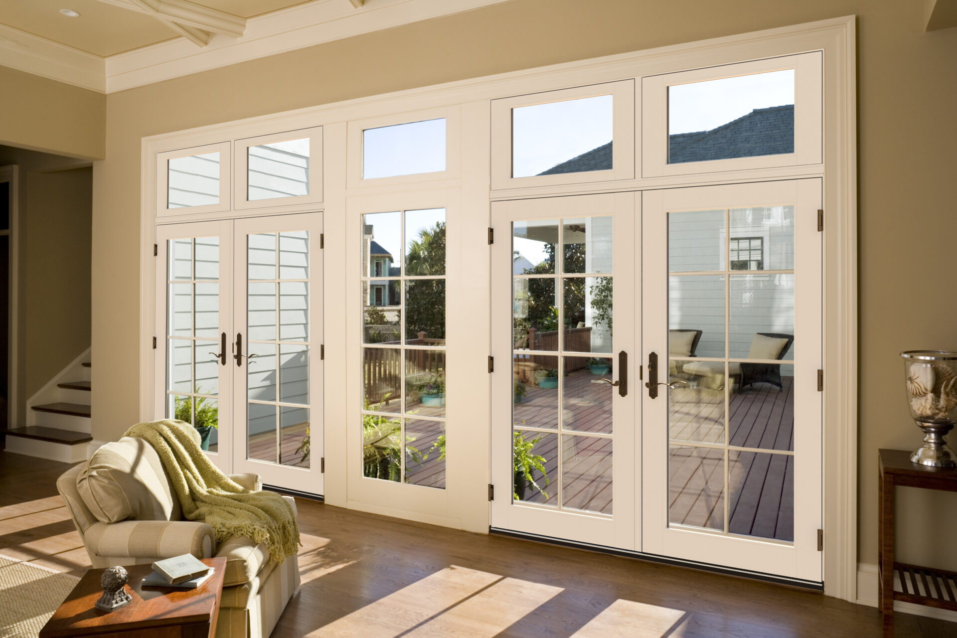 French Doors — vinyl window installation available in Metro Vancouver by Nixon Exteriors